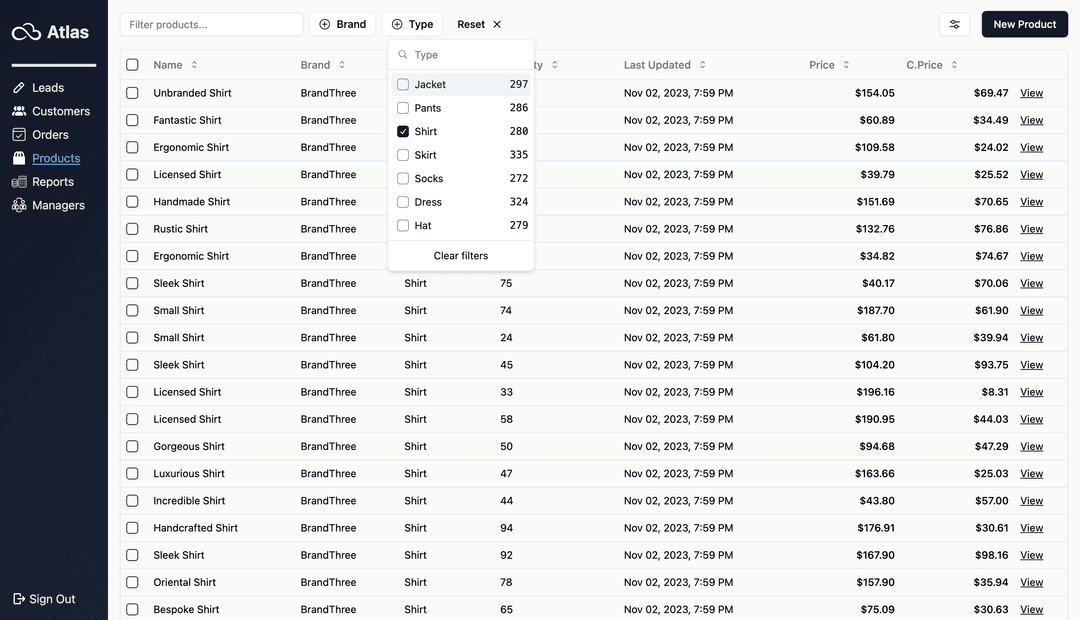 Manage your Inventory